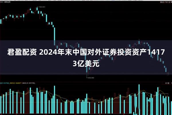 君盈配资 2024年末中国对外证券投资资产14173亿美元