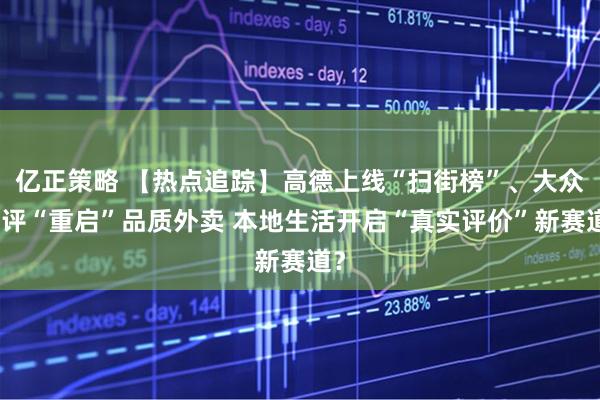 亿正策略 【热点追踪】高德上线“扫街榜”、大众点评“重启”品质外卖 本地生活开启“真实评价”新赛道?